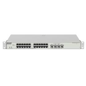 switch administrable poe capa 2 plus con 24 puertos gigabit poe 8023afat  4 sfp para fibra 10gb gestión gratuita desde la nube 