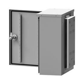 gabinete de exterior con preparación para instalación en muro o poste 355 x 406 x 170 mm71285