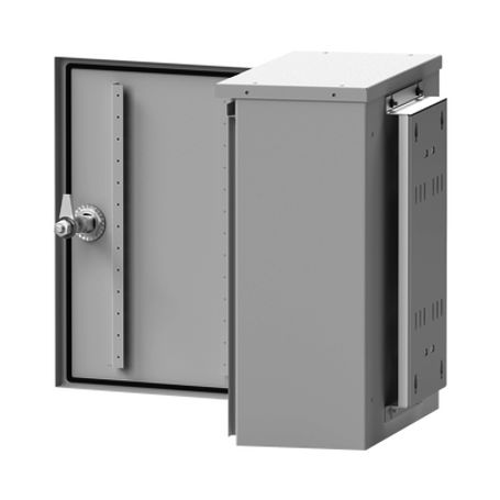 Gabinete De Exterior Con Preparación Para Instalación En Muro O Poste (355 X 406 X 170 Mm). Gabinete De Exterior Con Preparación Para Instalación En Muro O Poste (355 X 406 X 170 Mm).