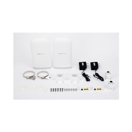 Kit Completo Punto A Punto Preconfigurado Hasta 5 Km Listos Para Enlazar Administrable En La Nube Banda 5ghz Ac Wave2 Mumimo 2x2