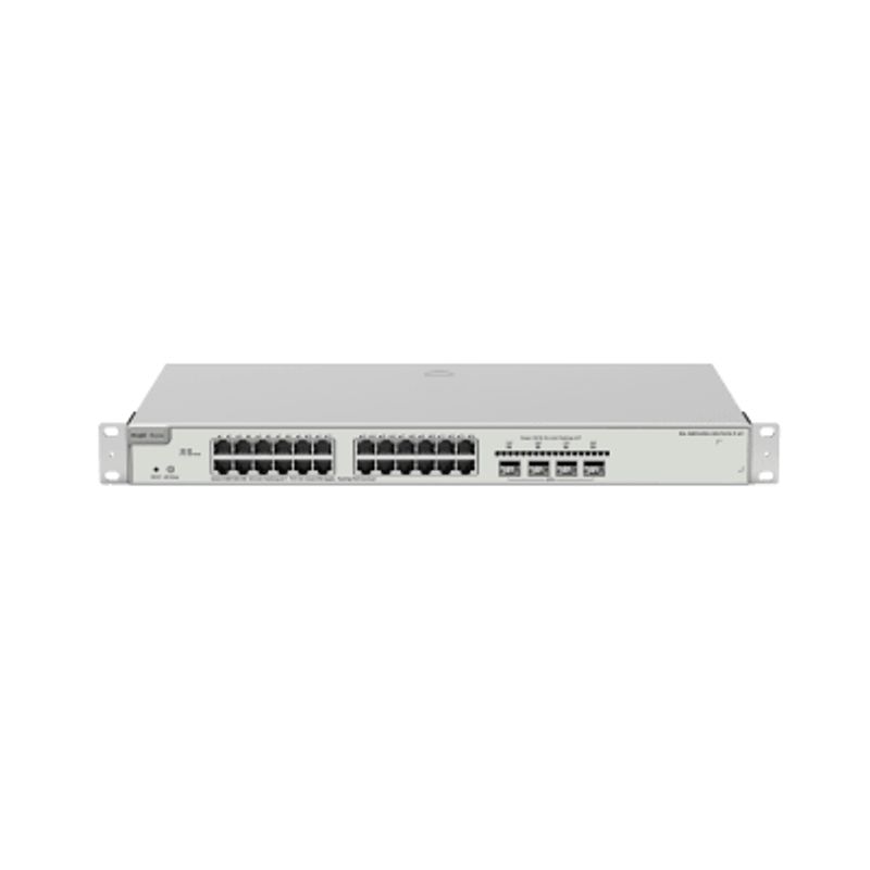 Switch Administrable Capa 3 Con 24 Puertos Gigabit Poe 802.3af/at  4 Sfp Para Fibra 10gb Gestión Gratuita Desde La Nube 370w