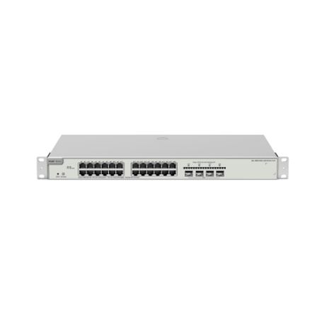 Switch Administrable Capa 3 Con 24 Puertos Gigabit Poe 802.3af/at  4 Sfp Para Fibra 10gb Gestión Gratuita Desde La Nube 370w