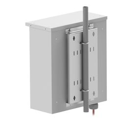 gabinete de exterior con preparación para instalación en muro o poste 355 x 406 x 170 mm71285