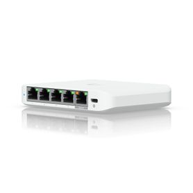 usw flex mini 25g switch de 5 puertos 25g compacto para escritorio se puede energizar por poe o con un adaptador tipo usbc23943