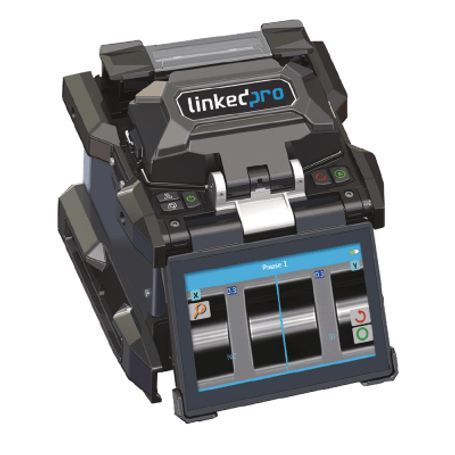 fusionadora de fibra óptica con gps para fibra óptica multimodo y monomodo  alineación por núcleo  6 motores para mejor precisi