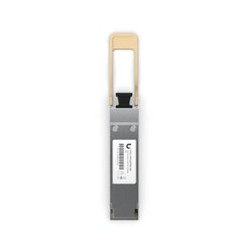 transceiver de fibra óptica  multimodo  conector mpo 1x12  longitud de onda txrx 850 nm  100 gbps  consumo 25w  distancia 100 m