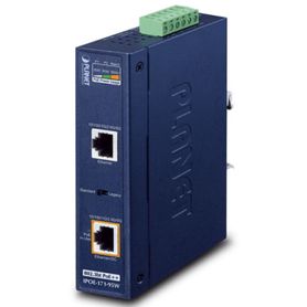inyector industrial multigigabit 8023bt poe  95w  2 puertos rj45  10m100m1g25g5gbps  ip30  40 a 75°c  montaje en riel din o par