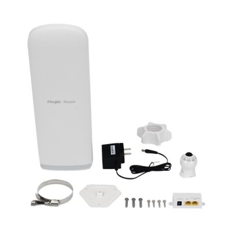 Ap Integrado Multipunto Sectorial De 120° De 15dbi Compatible Con Airmetro Hasta 16 Clientes