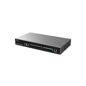 switch de agregación capa 3 gwn7830  2 puertos gigabit ethernet  6 puertos gigabit sfp  4 puertos 10gigabit sfp  qos integrada 