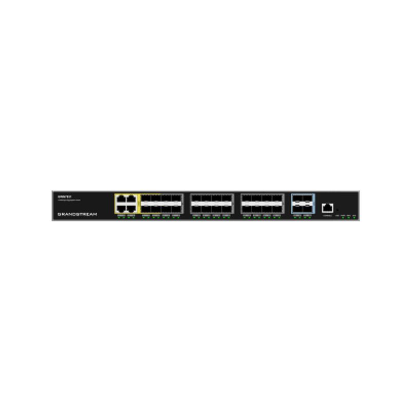 Switch De Agregación Capa 3 / 4 Puertos Gigabit Ethernet / 24 Puertos Gigabit Sfp / 4 Puertos 10gigabit Sfp / Qos Integrada / So