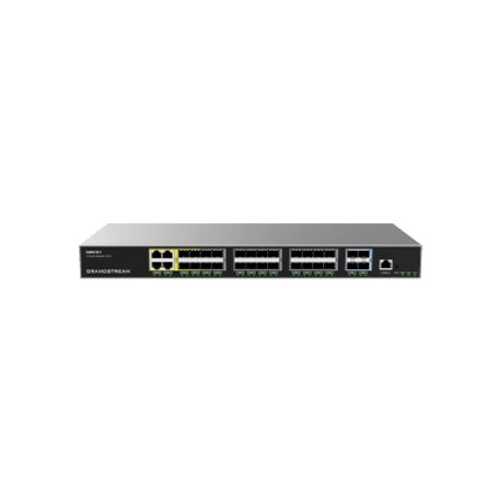 Switch De Agregación Capa 3 / 4 Puertos Gigabit Ethernet / 24 Puertos Gigabit Sfp / 4 Puertos 10gigabit Sfp / Qos Integrada / So