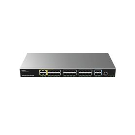 switch de agregación capa 3  4 puertos gigabit ethernet  24 puertos gigabit sfp  4 puertos 10gigabit sfp  qos integrada  soport