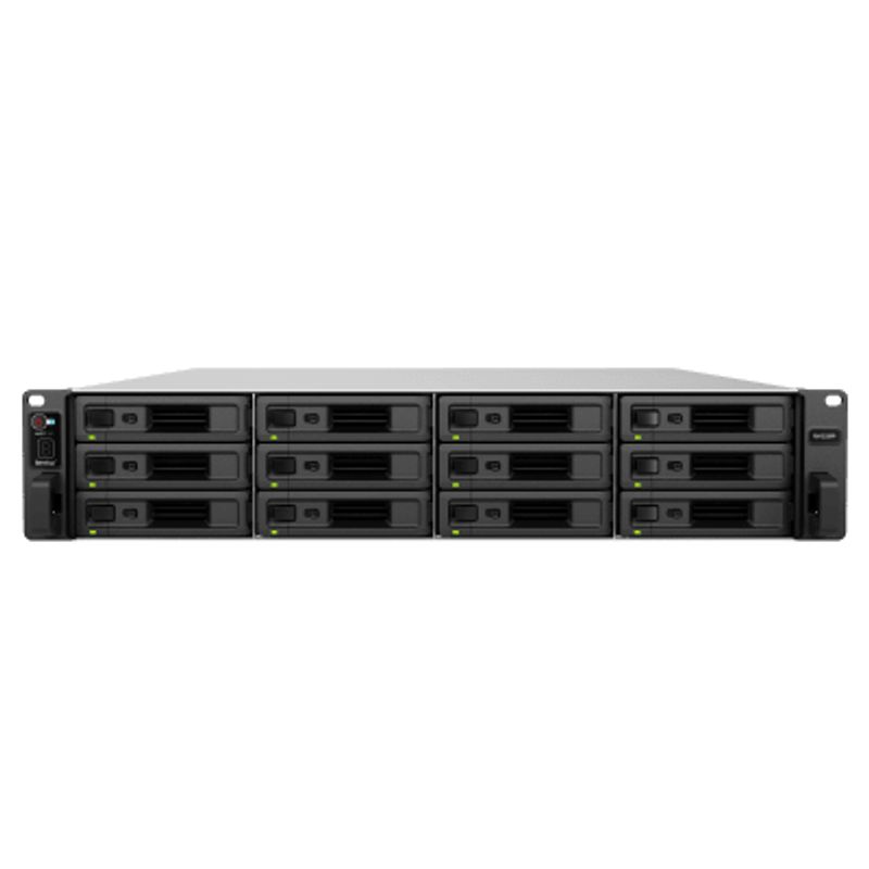 Unidad De Expansión Synology Rx1225rp  12 Bahias Para Unidades 3.5 Y 2.5 Sata Hdd/ssd  Intercambio En Caliente  Fuente De Alimen