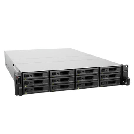 Unidad De Expansión Synology Rx1225rp  12 Bahias Para Unidades 3.5 Y 2.5 Sata Hdd/ssd  Intercambio En Caliente  Fuente De Alimen