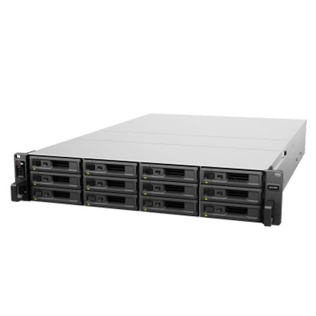 Unidad De Expansión Synology Rx1225rp  12 Bahias Para Unidades 3.5 Y 2.5 Sata Hdd/ssd  Intercambio En Caliente  Fuente De Alimen