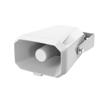 Altavoz Ip Tipo Corneta / 10w / Poe / E/s De Alarma / Para Integración Con Sistema Hanwha / Ip66 / Sip Ipv4 Http Dns Ntp Tcp Udp