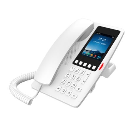 Teléfono Ip Wifi Hotelero Con Poe Puerto Usb De Carga Y Pantalla Lcd De 3.5