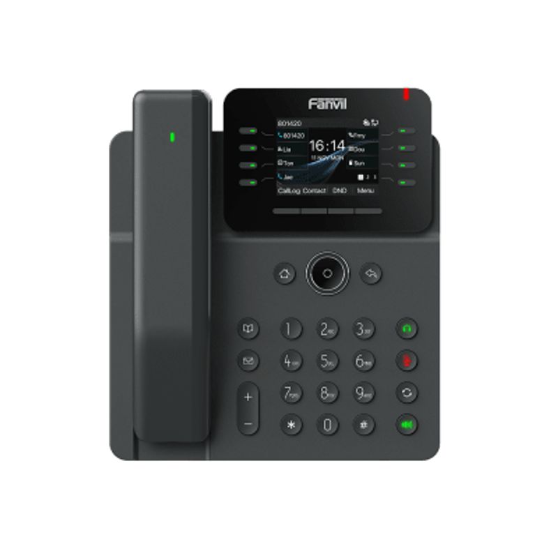 Telefono Ip Handset Inalámbrico 12 Lineas Sip Conferencia 6 Vias Puertos Gigabit Poe Pantalla 2.8