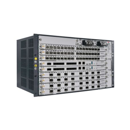 Olt Modular Tipo Chasis Gpon/xgspon Combo 7 Ranuras De Servicio Incluye 1 Tarjeta De Servicio De 16 Puertos Gpon