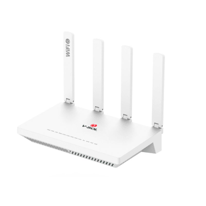 Onu Gpon/epon Con Wifi 6 Ax1500 / 4 Puertos Gigabit / Puerto Pon Sc/upc Hasta 1500 Mbps 