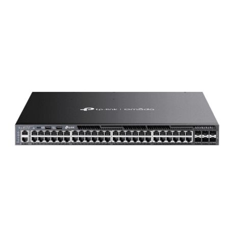 switch omada l3 sdn administrable  48 puertos gigabit y 6 puertos sfp  presupuesto poe 1440 w  funciones rip vrrp servidor dhcp