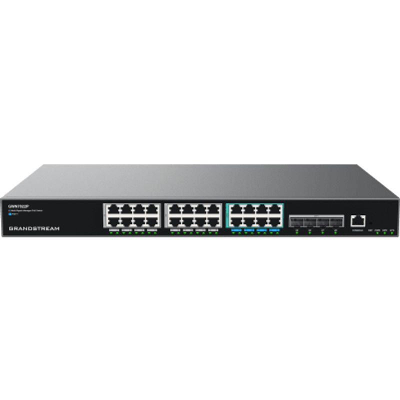 Switch Poe Multigigabit Capa 3 / 24 Puertos Ethernet Poe (16x 1g 8x 2.5g)/ 4 Puertos Sfp / Poe Dinámico / Ipv6 E Ipv4 / Vlan Ava