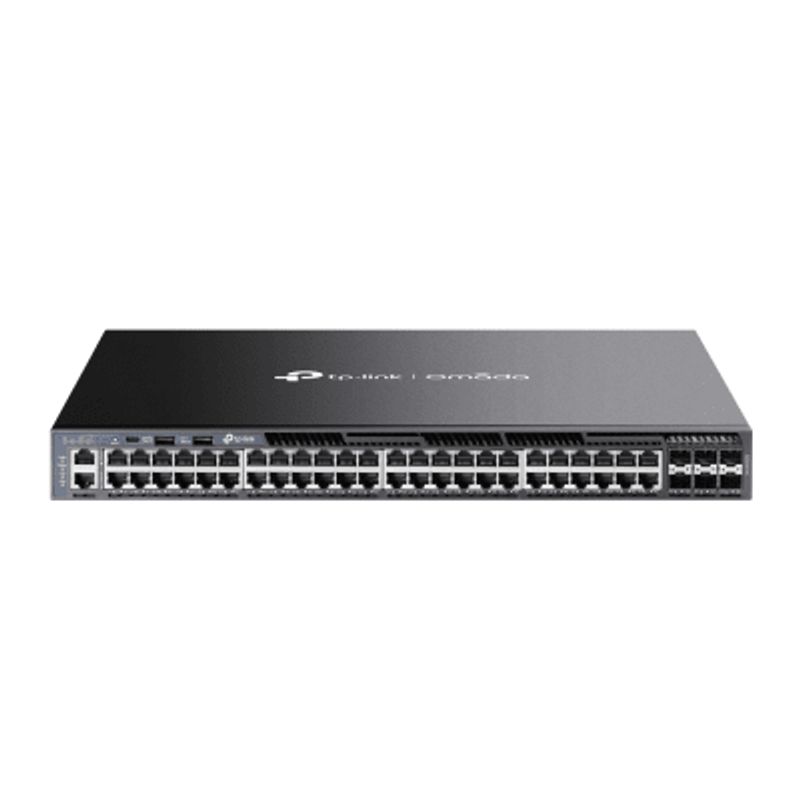 Switch Omada L3 Sdn Administrable / 48 Puertos Gigabit Y 6 Puertos Sfp / Funciones Rip Vrrp Servidor Dhcp / Administración Centr