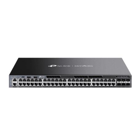 Switch Omada L3 Sdn Administrable / 48 Puertos Gigabit Y 6 Puertos Sfp / Funciones Rip Vrrp Servidor Dhcp / Administración Centr