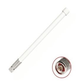 1 antena omnidireccional  doble banda 24 ghz y 5 ghz  ganancia 7 dbi 24 ghz y 10 dbi 5 ghz  exterior  polarización vertical  co