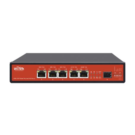 Controlador Solar De 15a Con Switch Poe /  1 Puertos Gigabit Poe 802.3 Bt / 2 Puertos Poe 802.3 Af/at / 2 Puertos Poe Pasivo 24/