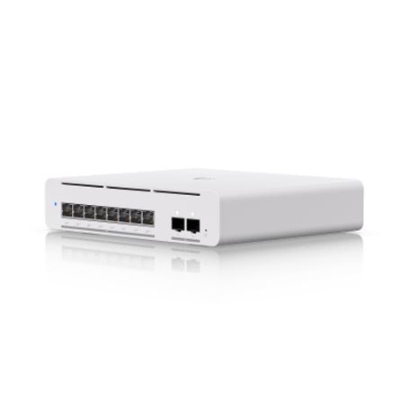 Usw Pro Xg 8 Poe Switch Poe Capa 3 Etherlighting™ De 8 Puertos 10gbe (todos Poe) Y 2 Puertos Sfp Con Disponibilidad Poe De 155w