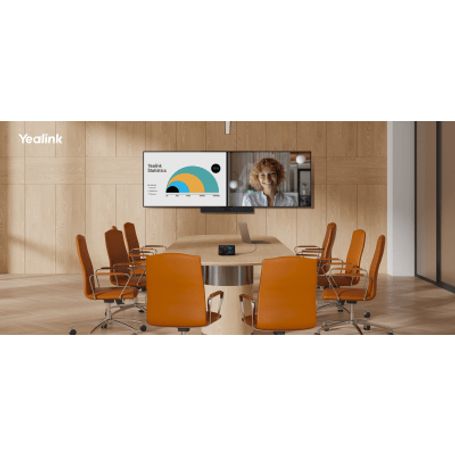 Barra De Videoconferencia Yealink A40 Todo En Uno Para Salas Medianas Con Panel Touch Ctp25