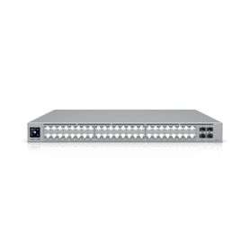 unifi switch uswproxg48poe  capa 3  48 puertos poe 32 × 10 gbe 16 × 25 gbe  4 puertos sfp28 25 g  1080 w poe total243424