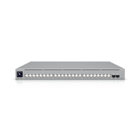 unifi switch uswproxg24poe  capa 3  24 puertos poe 16 × 10 gbe 8 × 25 gbe  2 puertos sfp28 25 g  720 w poe total243401