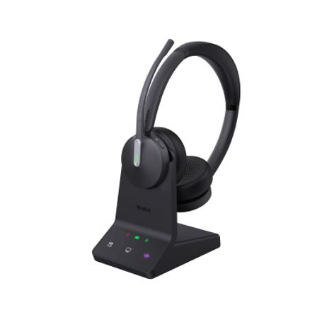 diadema inalámbrica yealink wh64 dect y bluetooth con capacidad de hasta 32 horas de conversación243932