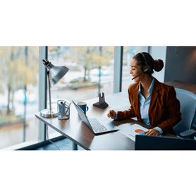 diadema inalámbrica yealink wh64 dect y bluetooth con capacidad de hasta 32 horas de conversación243932