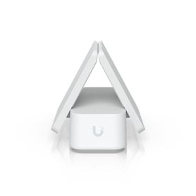 soporte de mesa universal ajustable que mantiene los dispositivos unifi que no son de rack en posición vertical sobre superfici
