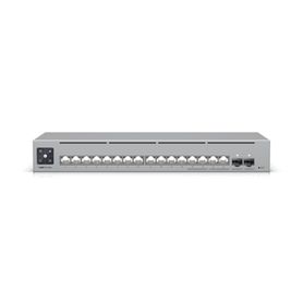 unifi switch pro max 16 con funciones capa 3 16 puertos etherlight rgb  4 puertos 25 gbe y 12 puertos gbe 2 puertos sfp 10g con