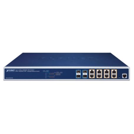 Switch Administrable Capa 3 / 8 Puertos 10gbaset 95w Poe / 4 Puertos 10gbasex Sfp / Compatible Con Ieee 802.3bt / Presupuesto Po