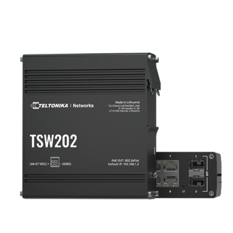 Switch Industrial Administrable L2 8 Puertos Poe 802.3af/at Soporta Profinet