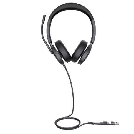 Diadema Yealink Uh48 Dual Teams Usbc/a Certificada Para Teams Y Soporte Multiplataforma Uc
