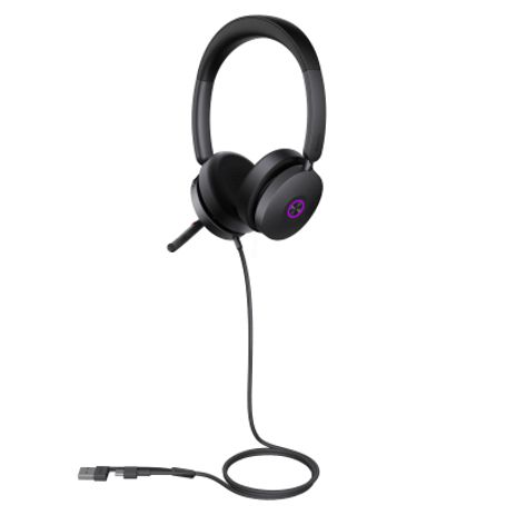 Diadema Yealink Uh48 Dual Teams Usbc/a Certificada Para Teams Y Soporte Multiplataforma Uc