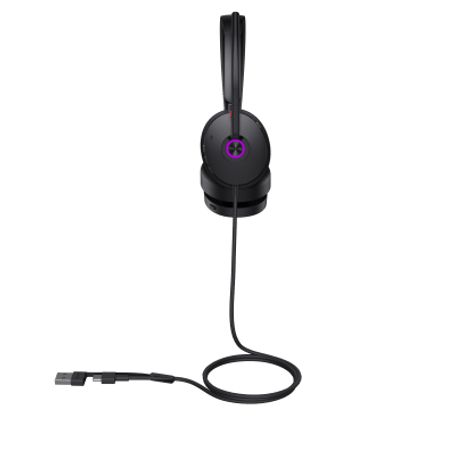 Diadema Yealink Uh48 Dual Teams Usbc/a Certificada Para Teams Y Soporte Multiplataforma Uc