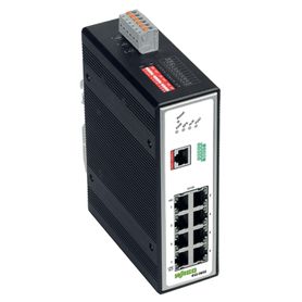 switch industrial gestionable  8 puertos 100basetx  profinet clase b  alimentación redundante 1260 vcc  rango de temperatura 40