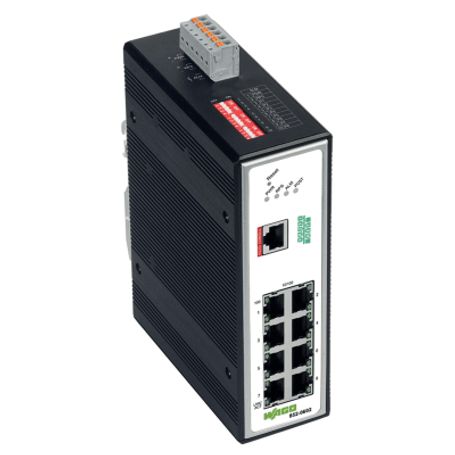 switch industrial gestionable  8 puertos 100basetx  profinet clase b  alimentación redundante 1260 vcc  rango de temperatura 40