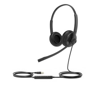 diadema alámbrica uh34 dual de yealink usb compatible con teléfonos ip y computadoras243876