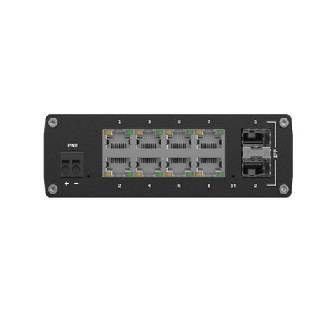 Switch Industrial Administrable L2 8 Puertos Ge  2 Sfp Soporta Profinet