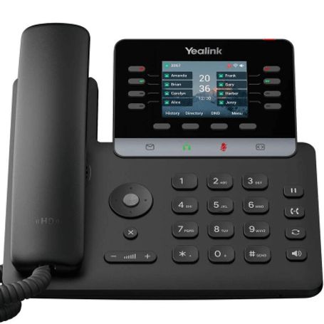 teléfono ip empresarial yealink sipt73u profesional con 12 lineas sip y pantalla a color244266