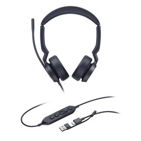 diadema alámbrica uh44 dual uc de yealink con conectividad usbca y amplia compatibilidad 244208