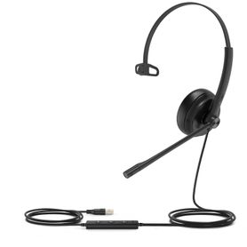 diadema alámbrica uh34 mono de yealink usb compatible con teléfonos ip y computadoras243949